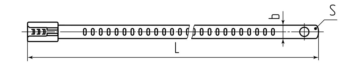 Стяжка стальная СКЛ (316) 12х450 (Fortisflex) (74152)
