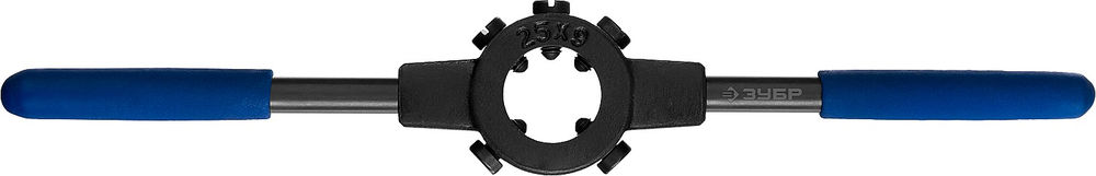 Плашкодержатель 25 мм для M8 сталь 45 со стопорными винтами Профессионал ЗУБР 28150-25