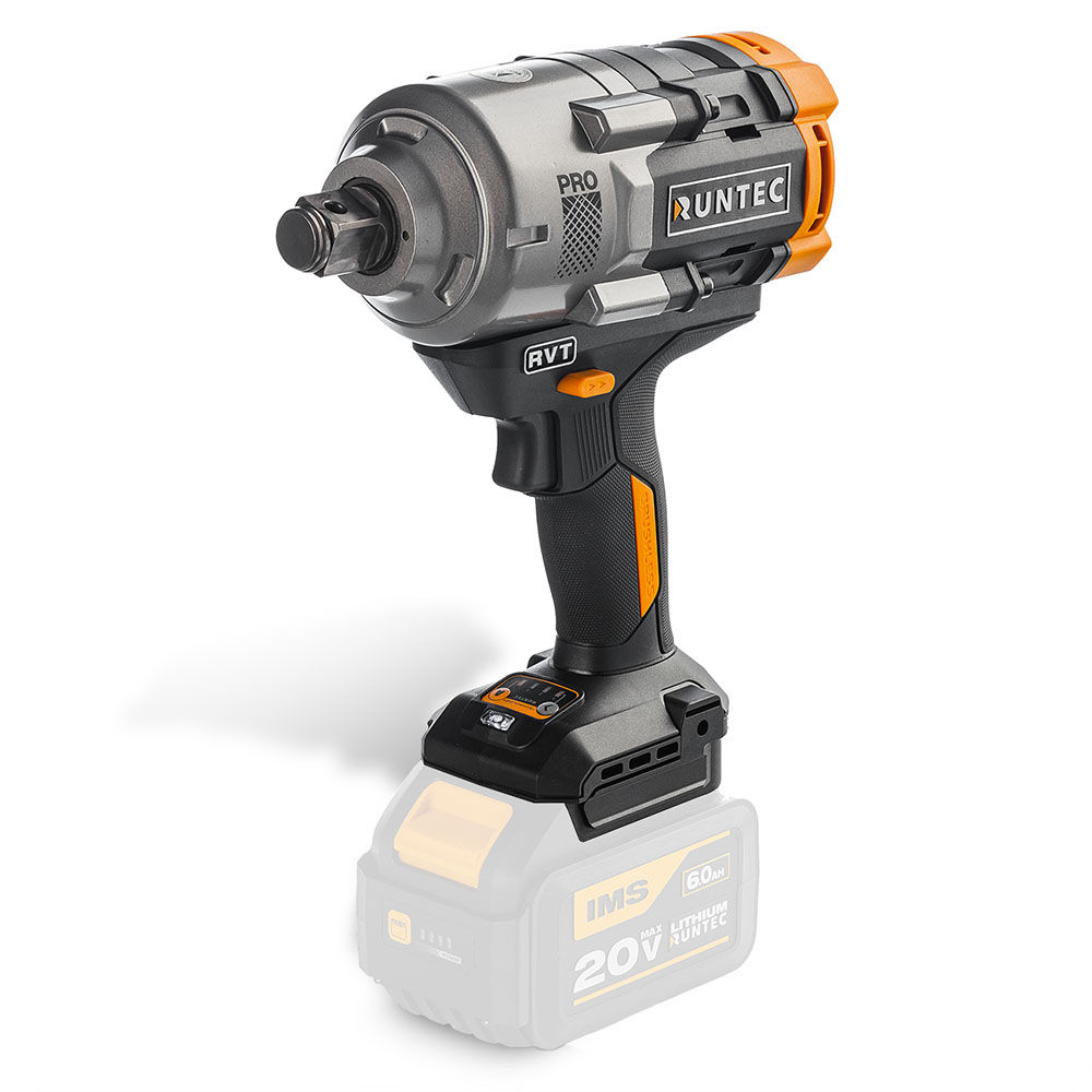 Гайковерт ударный аккумуляторный PRO 3/4, 20В, 1600Нм RUNTEC RT-IW1600W