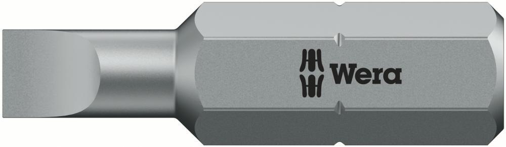 Бита SL 1.2 x 6.5 x 25 мм 1/4 C6.3 серия 800/1 Z Wera WE-072061