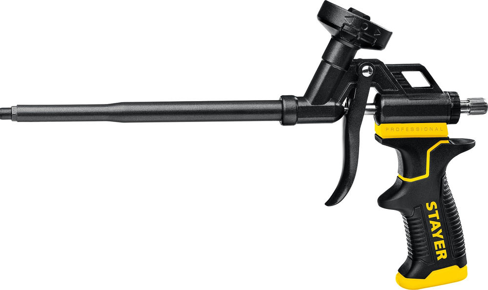 Пистолет для монтажной пены Black PRO, тефлоновый STAYER Professional 06862_z02