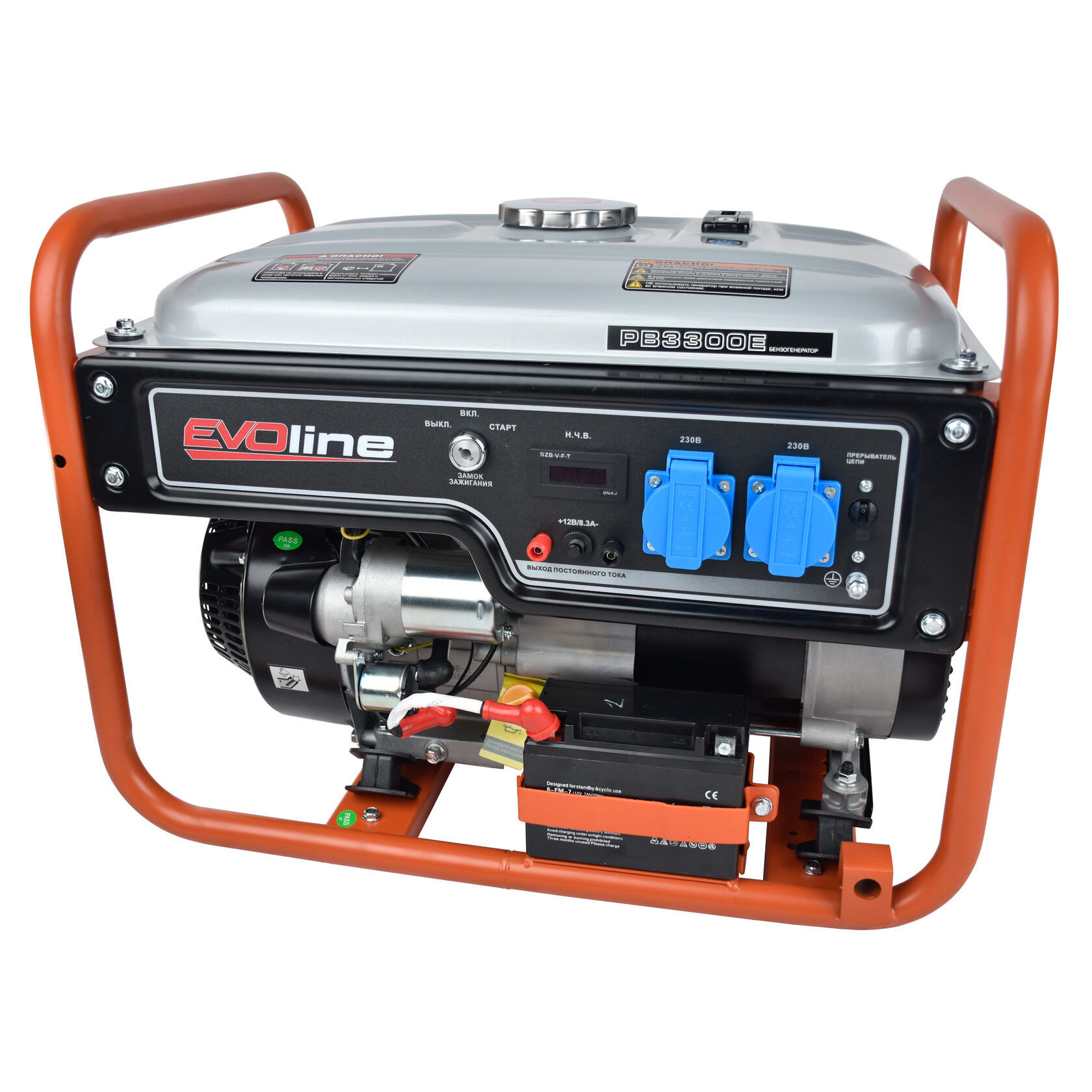 Генератор бензиновый EVOline PB 3300 E (произведено Zongshen)