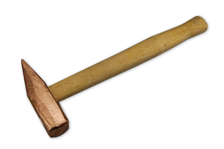 Молоток слесарный 0.3 (кг) квадратный боек омеднение