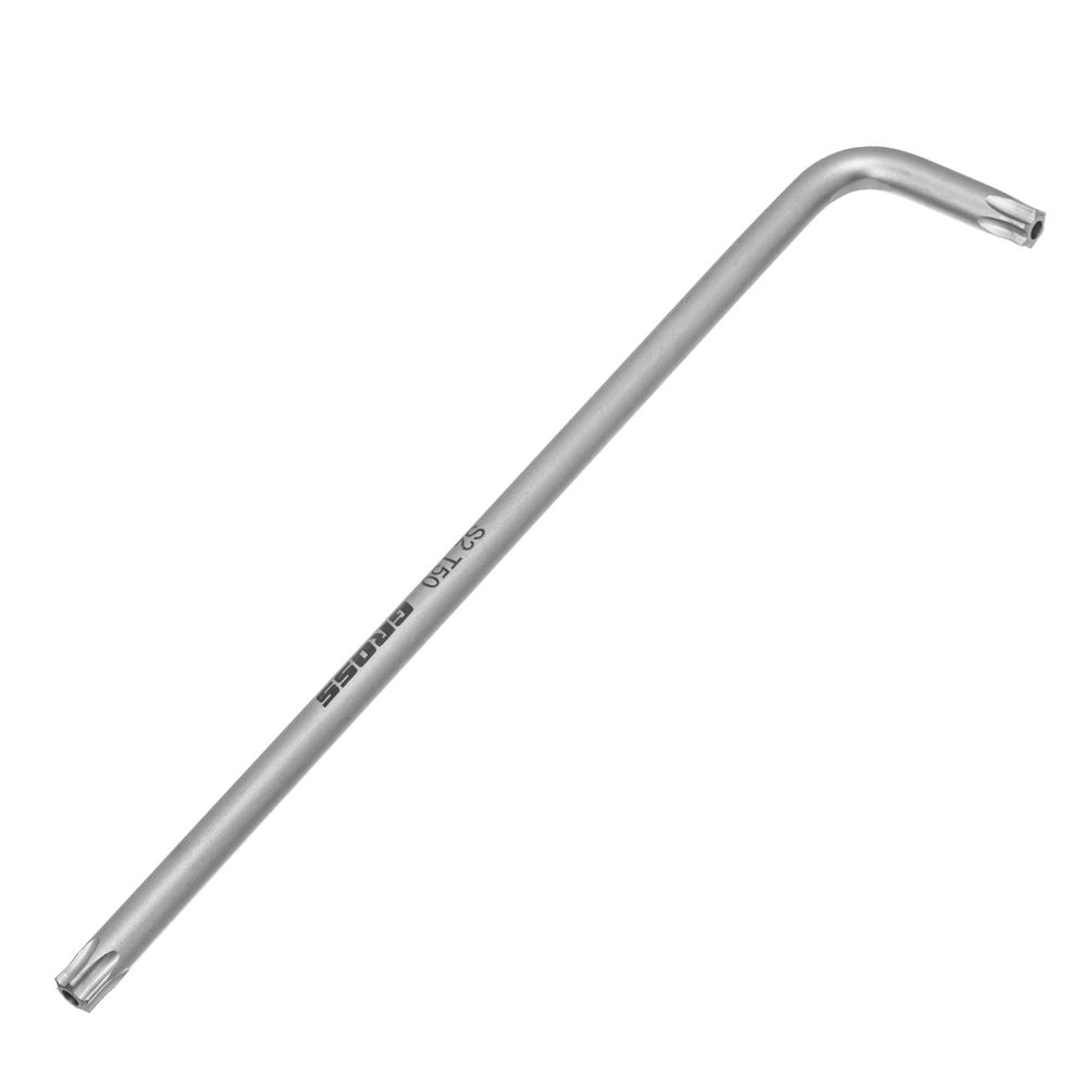 Набор ключей имбусовых Torx -TT, 9 шт: T10-T50, экстра-длинные, S2, сатинированные Gross (16408)