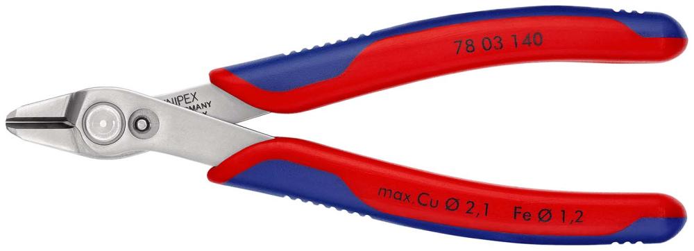 Бокорезы прецизионные Super Knips XL 140 мм, нерж., 2-комп ручки Electronic KN-7803140