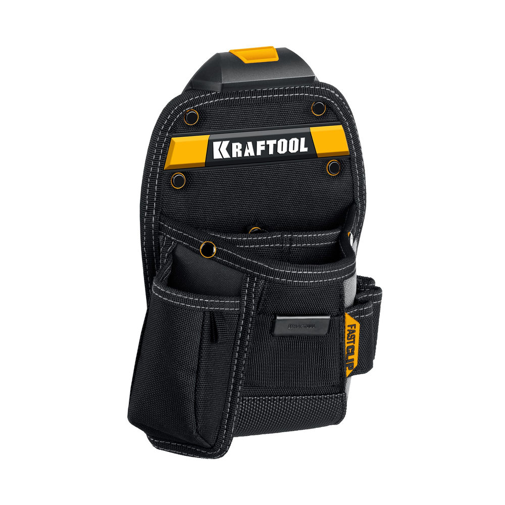 Сумка поясная 170 х 260 мм с быстросъёмным креплением FastClip KP-8 KRAFTOOL 38776