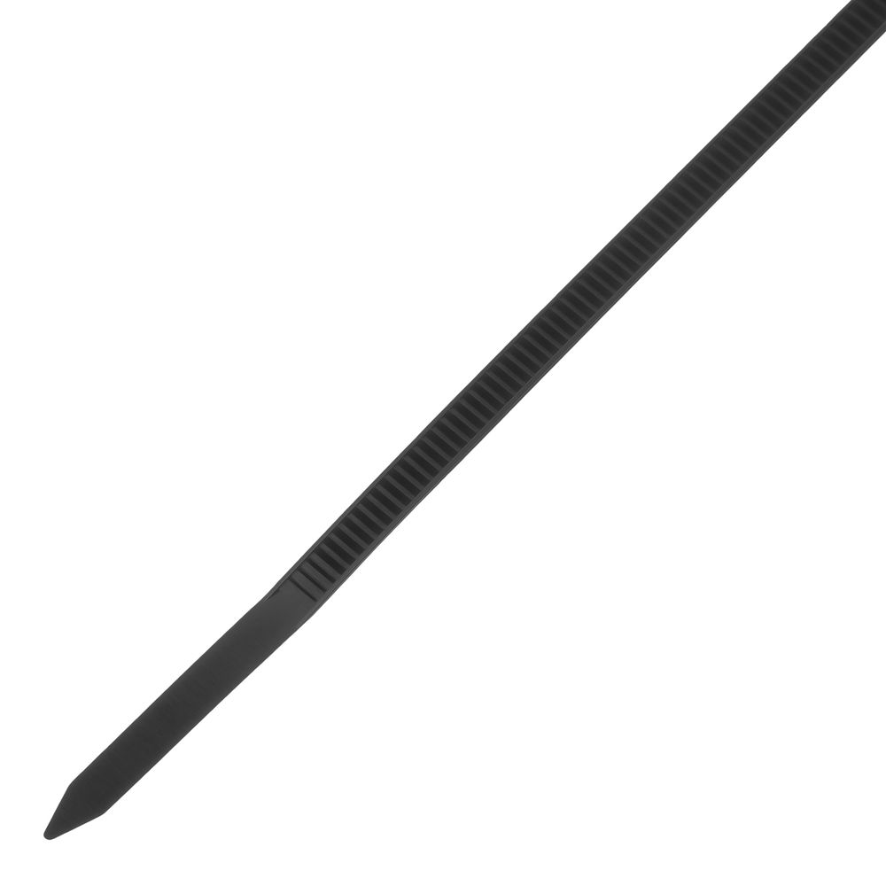 Хомуты, 370 x 3.6 мм, пластиковые, черные, 100 шт Сибртех (45562)