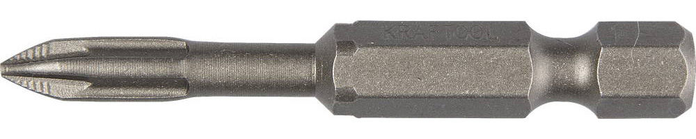 Торсионные биты X-Drive PH1, 50 мм, 2 шт KRAFTOOL 26121-1-50-2