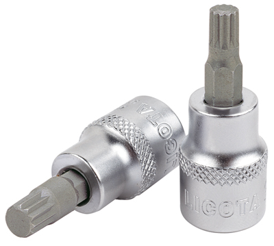 Головка торцевая с вставкой spline M14 L=55 мм 1/2 Licota H4RM14
