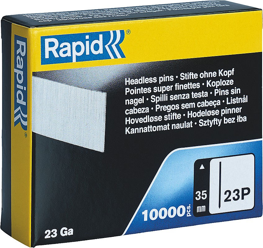 Закаленные супертвердые гвозди тип 23Р, 35 мм, 1000 шт RAPID 5001362