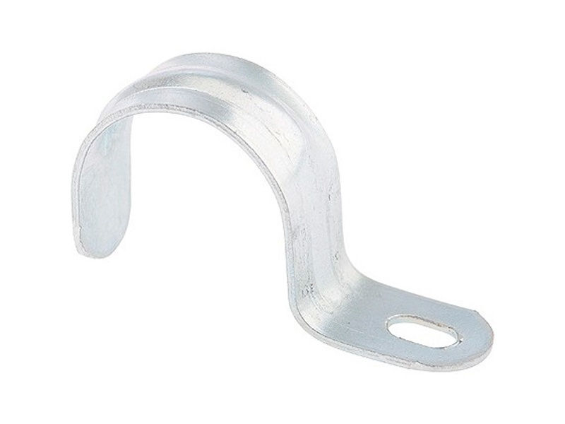 Скоба металлическая однолапковая, 25 мм, 100 шт Сибртех (48182)