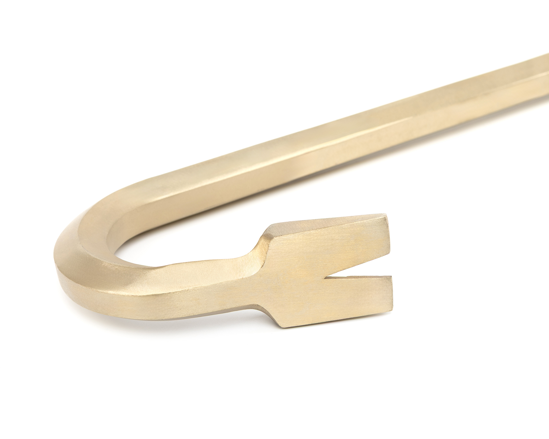 Лом гвоздодер шестигранный ф16х460 мм AlCu искробезопасный, HORTZ