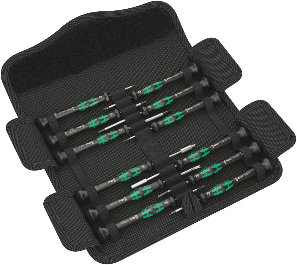 Набор отвёрток прецизионных PH/TX BO/IPR/SL/HEX внутр/Microstix®, 12 пр. Kraftform Micro 12 Electronics 1 WE-073677
