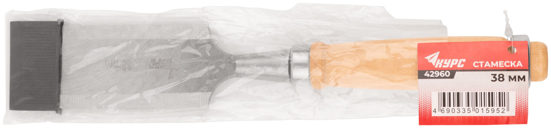 Стамеска с деревянной ручкой 38 мм