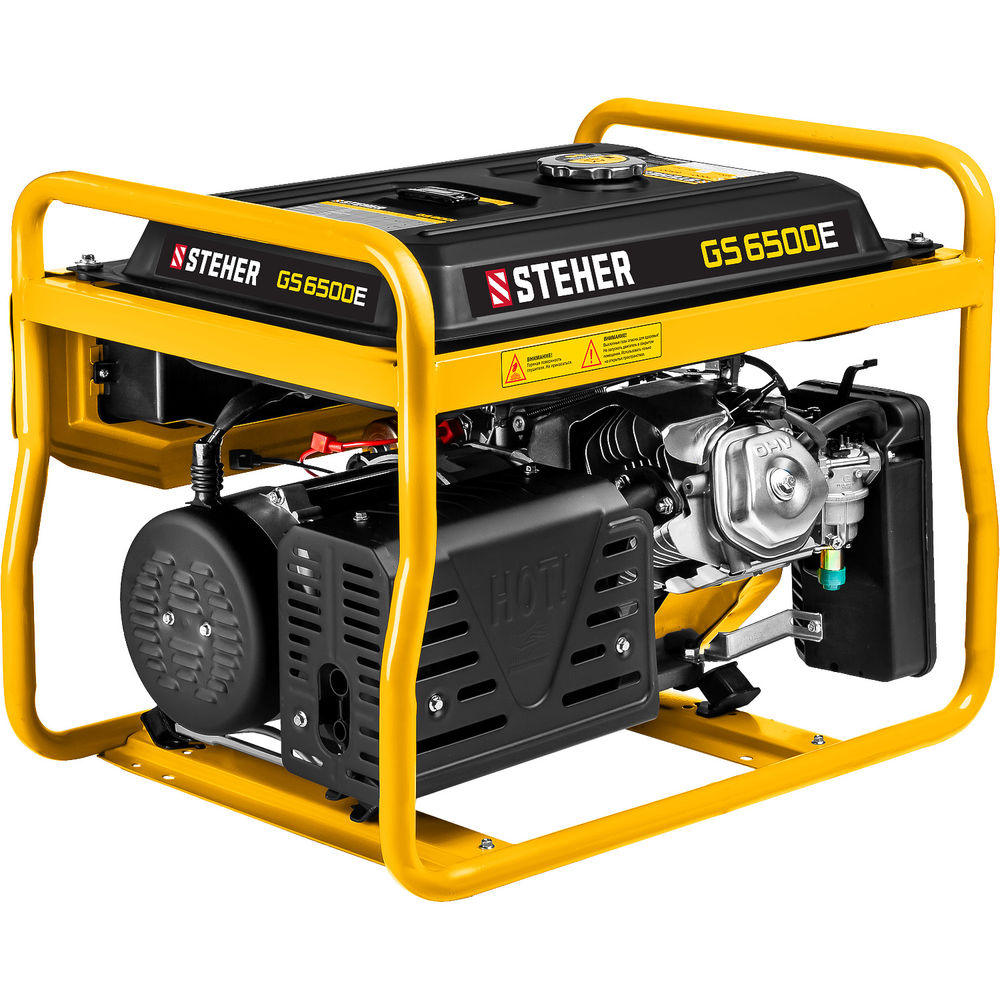 Генератор бензиновый 5500 Вт с электростартером STEHER GS-6500Е