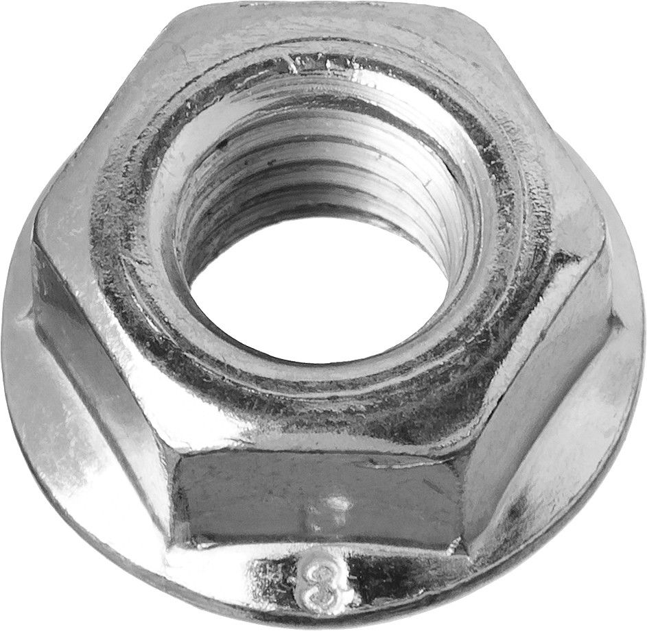 Гайка с фланцем M5, кл. пр. 6, цинк, 16 шт ЗУБР DIN 6923 303636-05