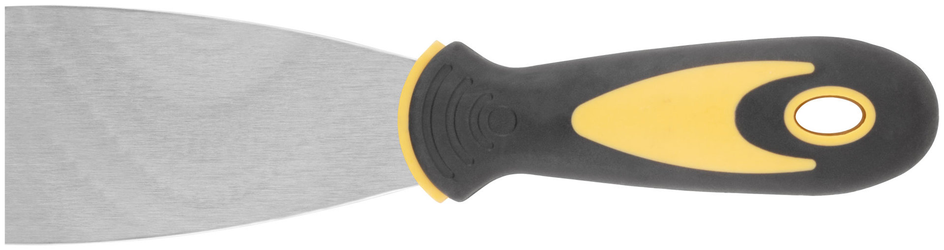 Шпатель, нерж.сталь, прорезиненная ручка 2 (50 мм) (06693)