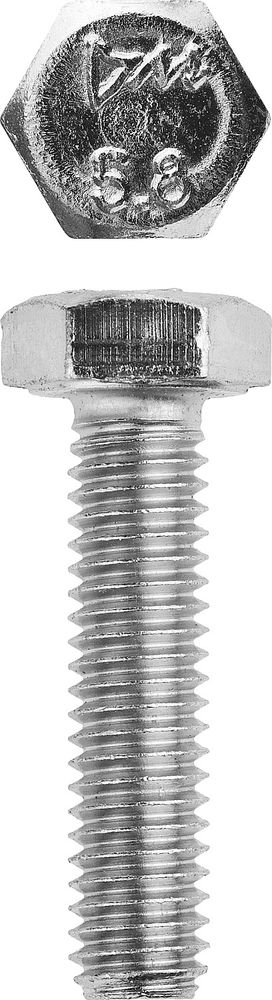 Болт M6 x 20 мм, кл. пр. 5.8, цинк, 5 кг, ГОСТ 7798-70 ЗУБР 303080-06-020