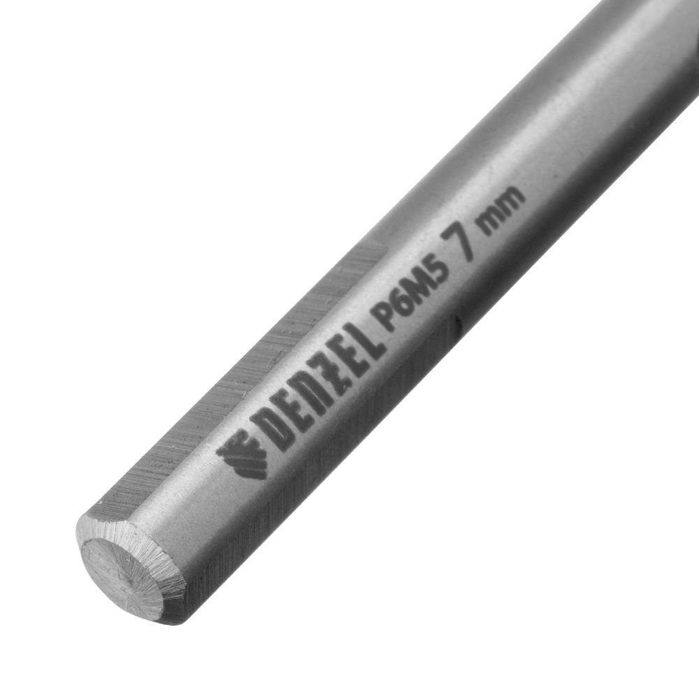 Сверло спиральное по металлу 7,0 x 109 мм, Р6М5, Golden Tip Denzel (718237)