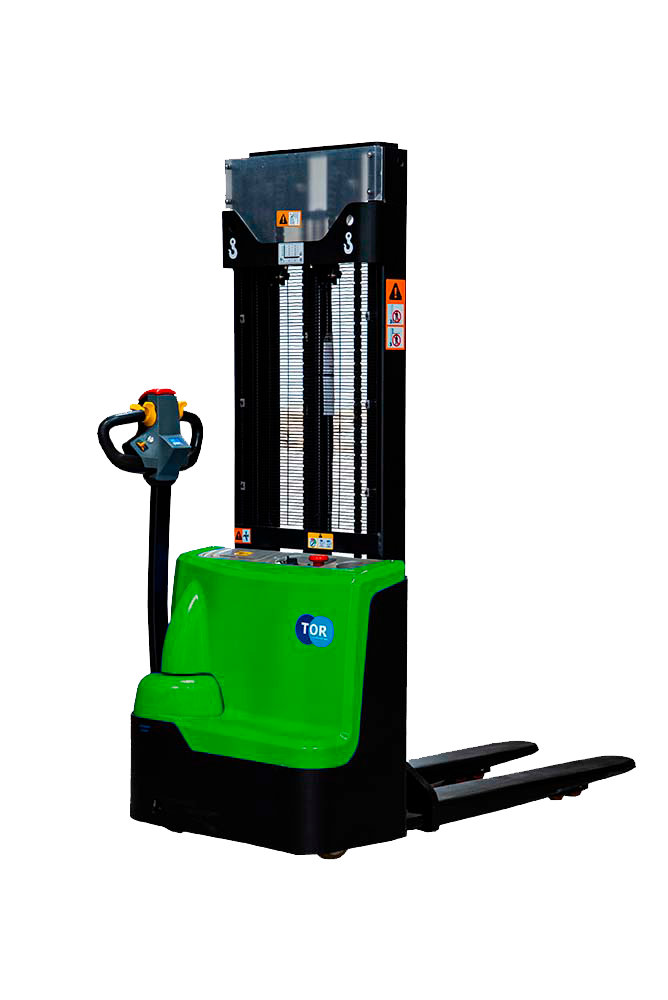 Штабелер самоходный 1,5 т 3,5 м TOR WS15H-3500SC PRO Li-ion 24/60 В/Ач контр. скорости подъема (1048092)
