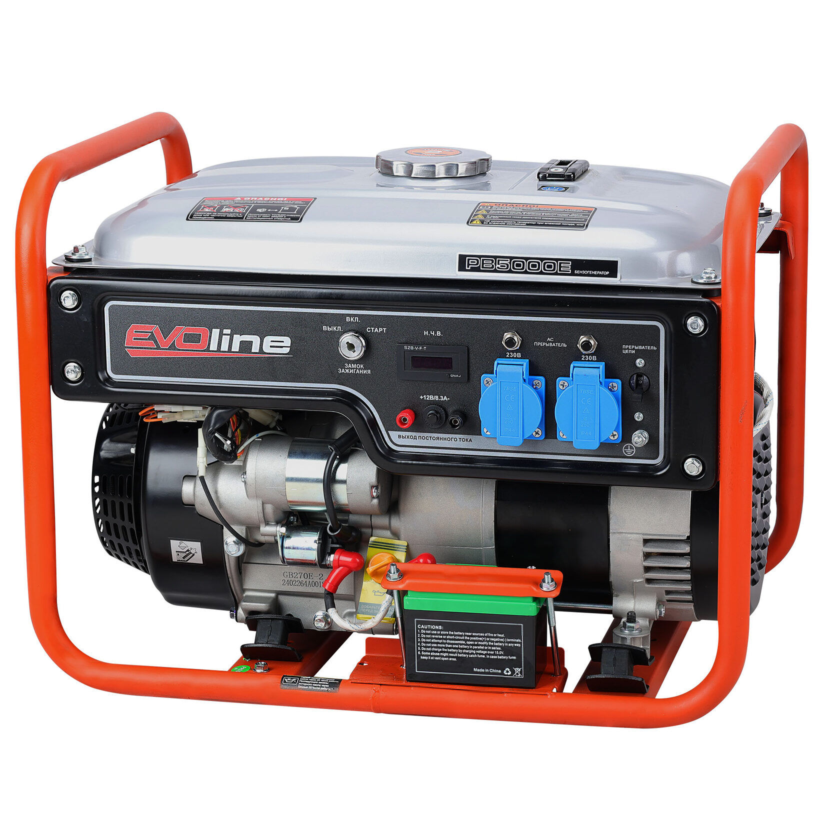 Генератор бензиновый EVOline PB 5000 E (произведено Zongshen)