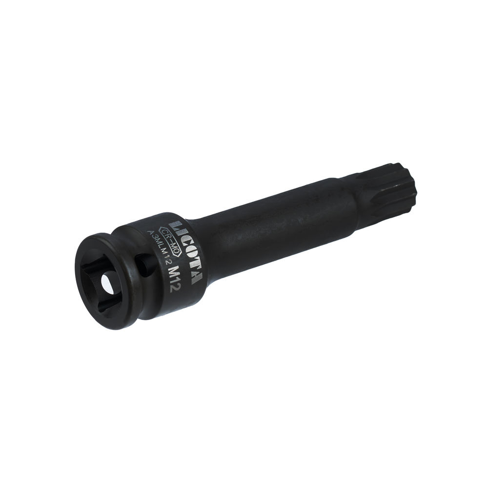 Головка торцевая ударная M12 spline 3/8 Licota A3MLM12