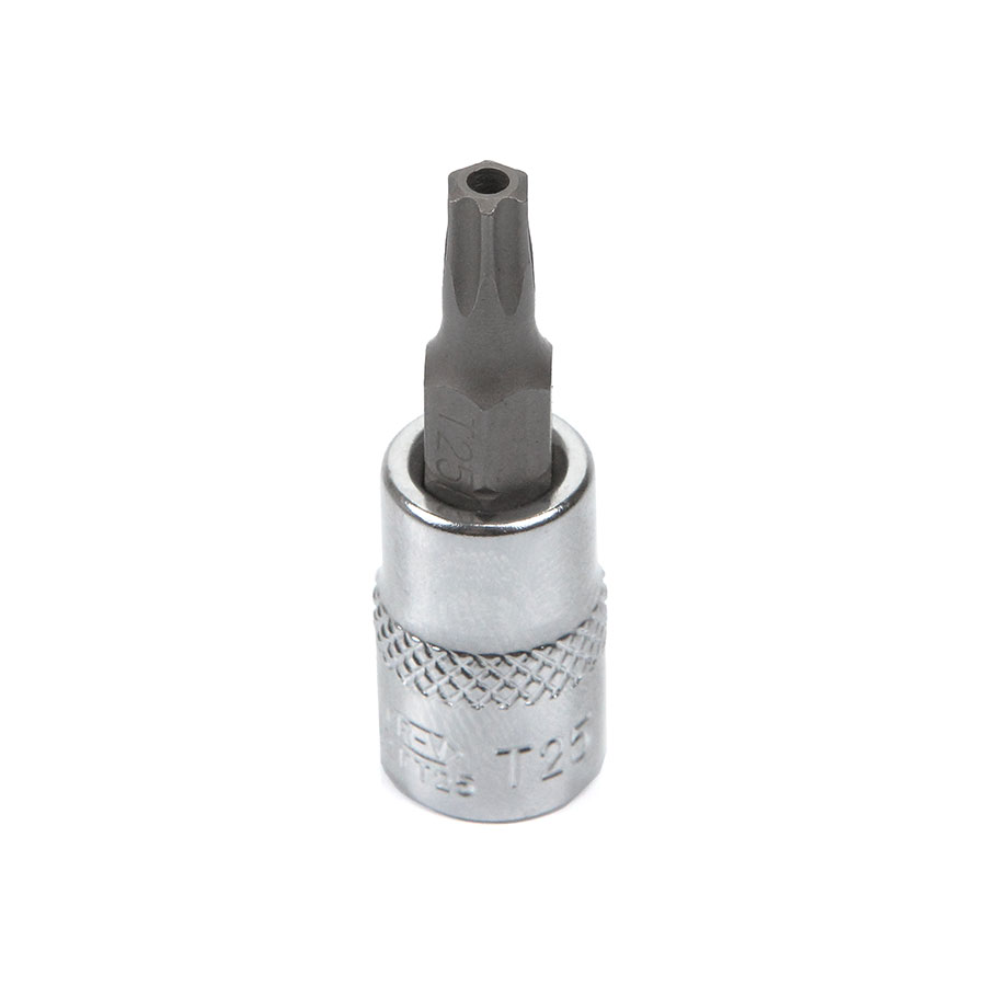 Головка торцевая с вставкой torx с отверстием T25H 1/4 Licota H2TT25