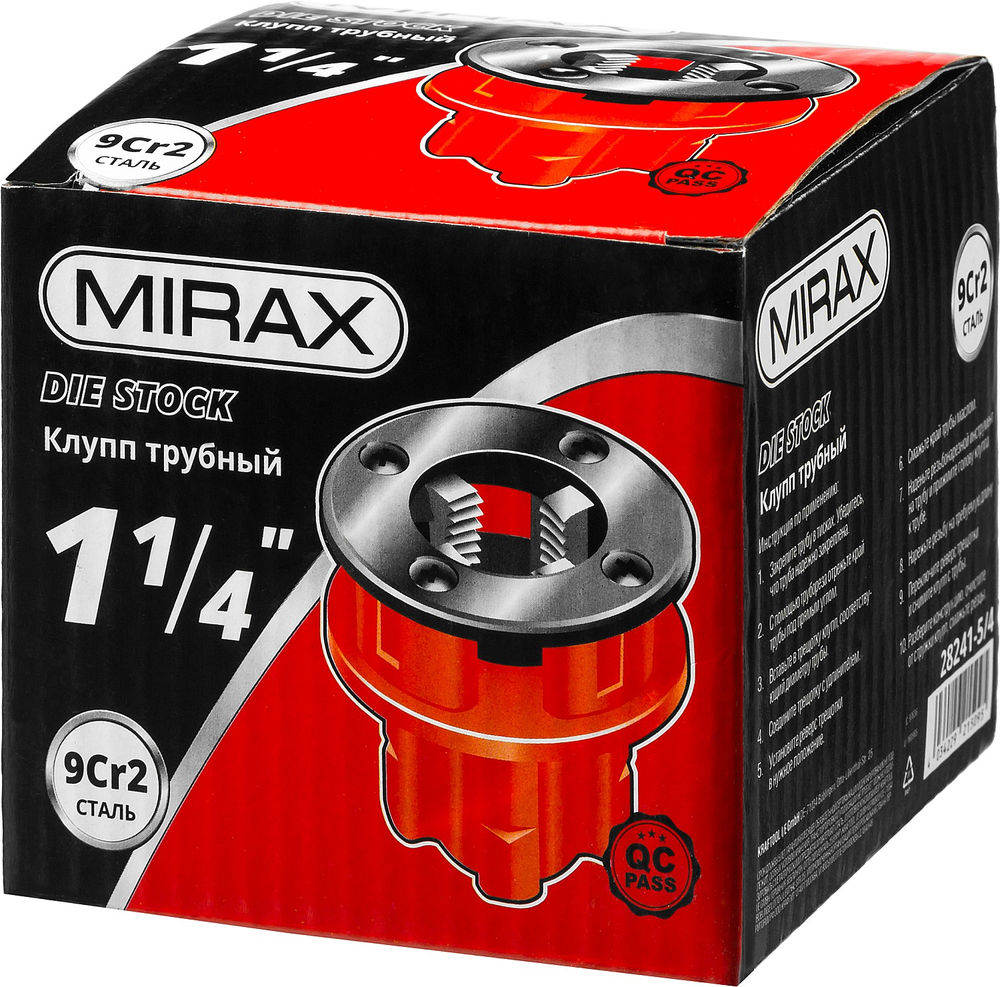 Трубный резьбонарезной клупп 1.1/4 MIRAX 28241-5/4