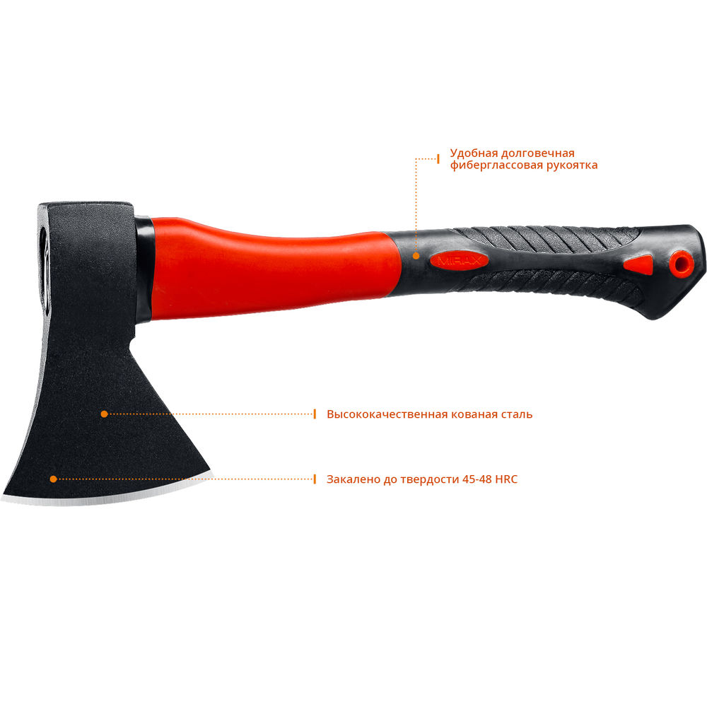 Топор кованый 800/900 г, 360 мм MIRAX 20601-08