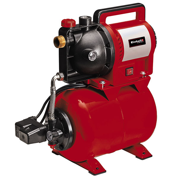 Станция насосная Einhell GC-WW 1045 N, 1050Вт,4.8бар,4500л/час,20л,манометр,индикатор заполнения (4173520)