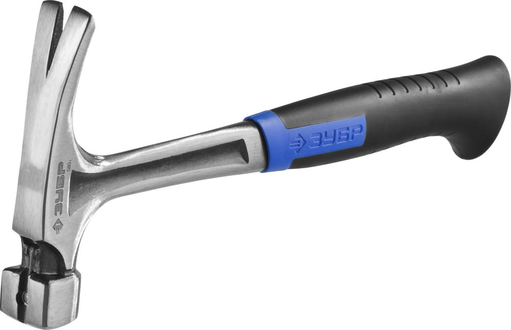 Цельнокованый столярный молоток-гвоздодёр 560 г ЗУБР Профессионал 20258-580