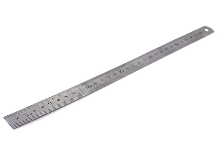Линейка измерительная 1000мм металлическая КировИнструмент