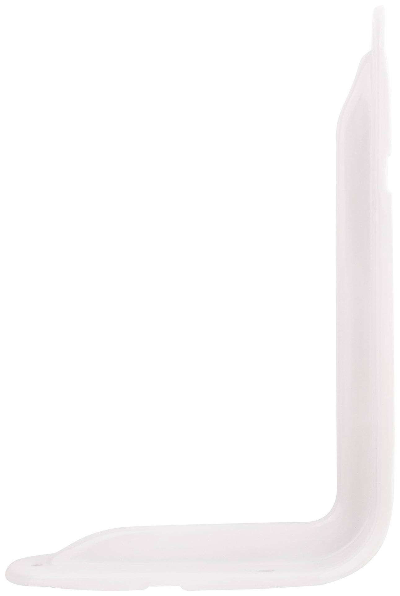 Уголок-кронштейн усиленный белый 160х250 мм (1,0 мм) (65966)