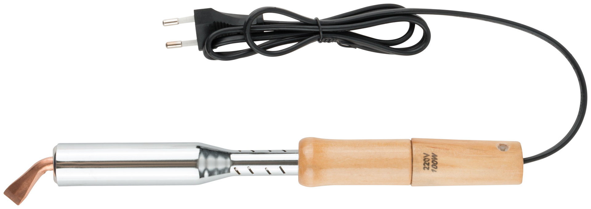 Паяльник деревянная ручка 100 Вт (60471М)
