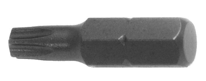 Бита, с шестигранным хвостовиком, 1/4, T10, 25 мм, усиленная, 1 шт, Licota, S3TX102510