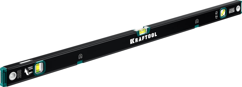 Магнитный уровень 2000 мм, усиленный профиль, с зеркальным глазком KRAFTOOL 34785-200