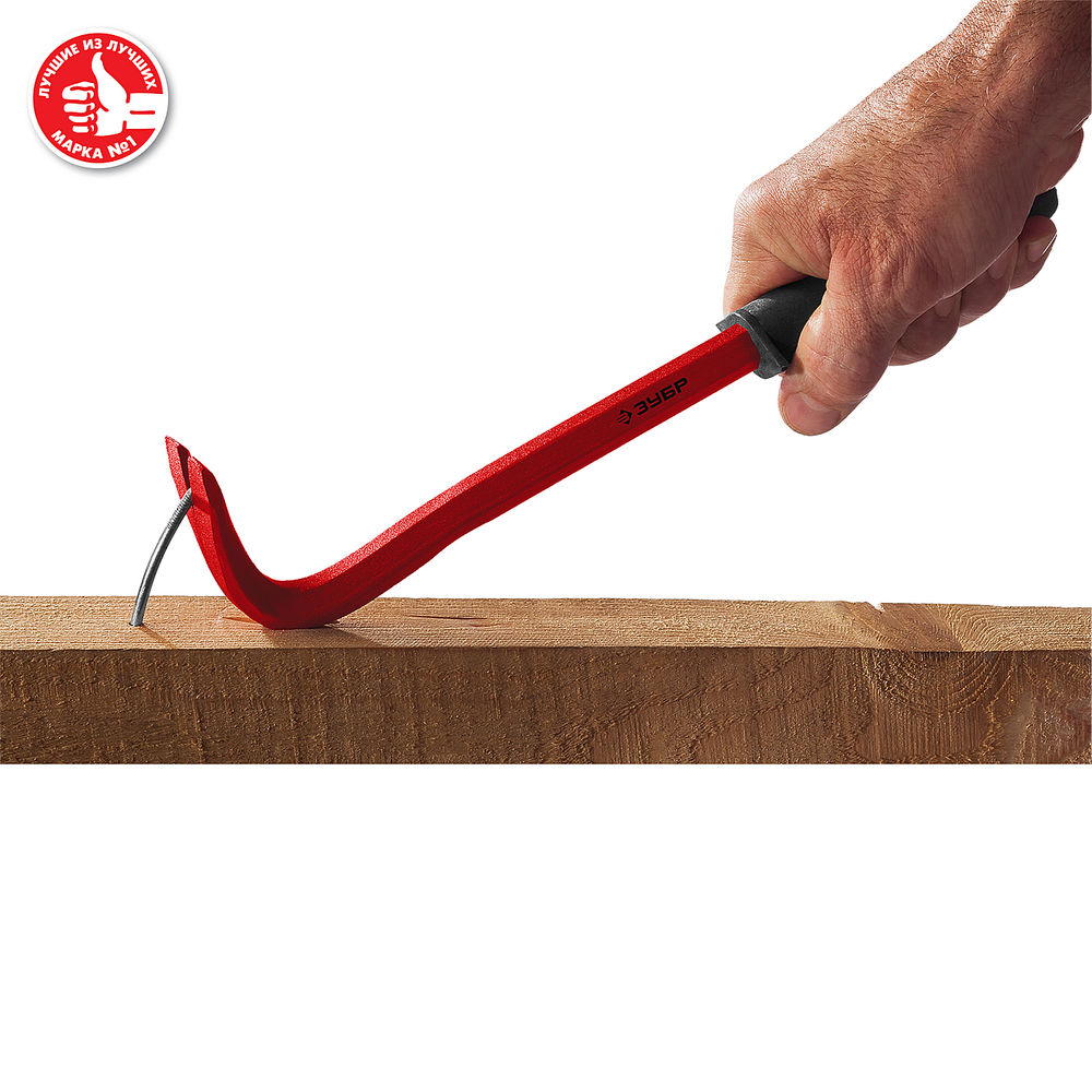 Гвоздодер 320 мм шестигранный с рукояткой ЗУБР 21605