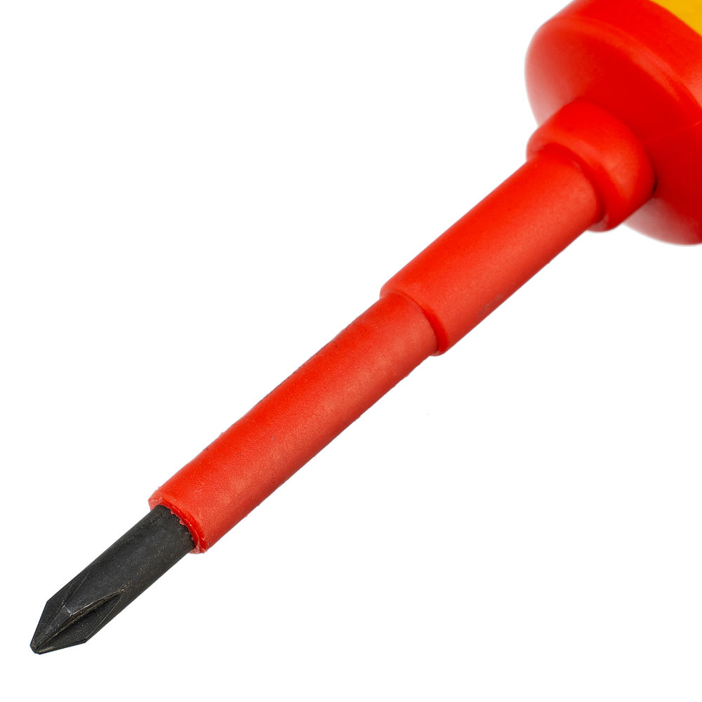 Отвертка Insulated, PH1 x 75 мм, CrMo, до 1000 В, двухкомпонентная рукоятка Matrix Professional