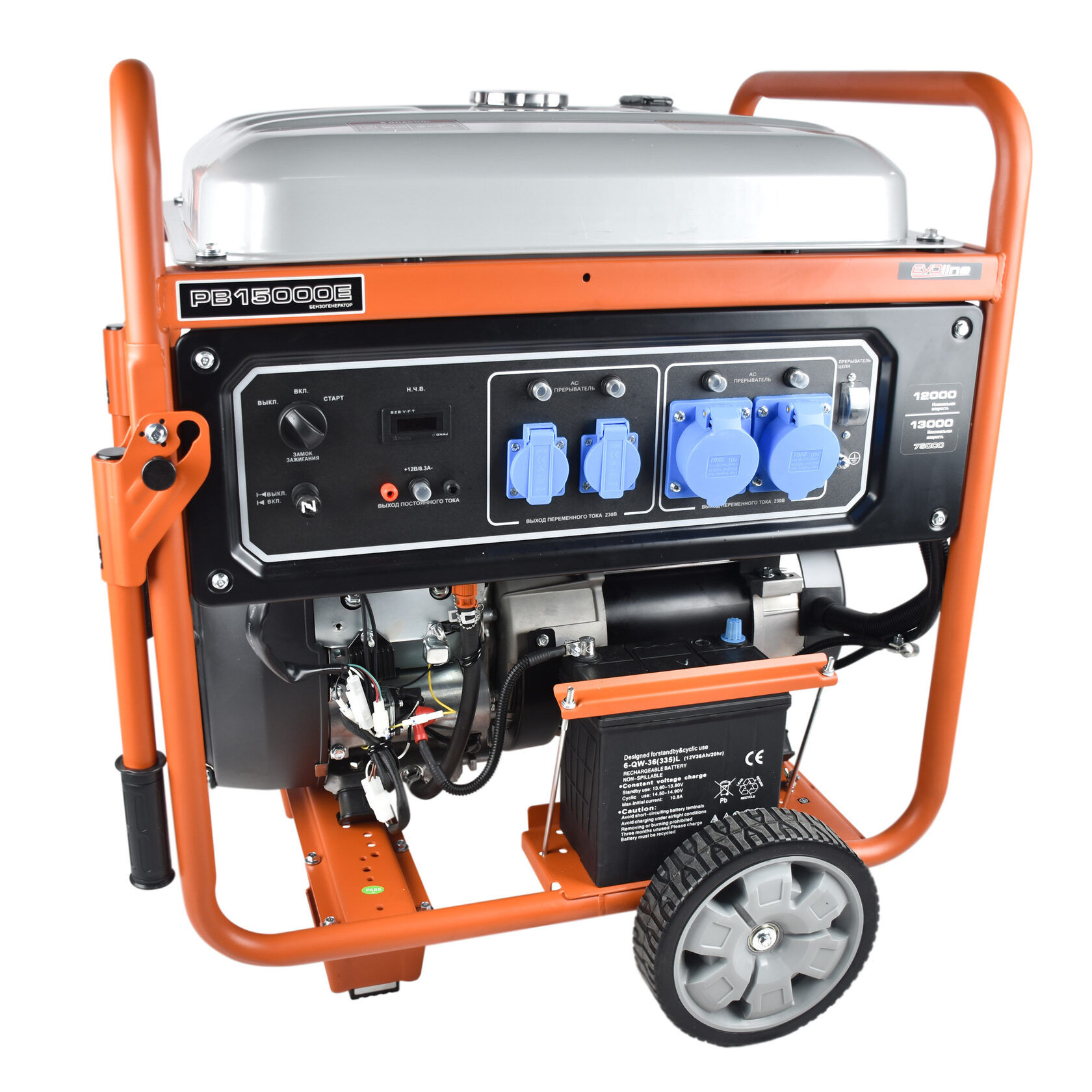 Генератор бензиновый EVOline PB 15000 E (произведено Zongshen)