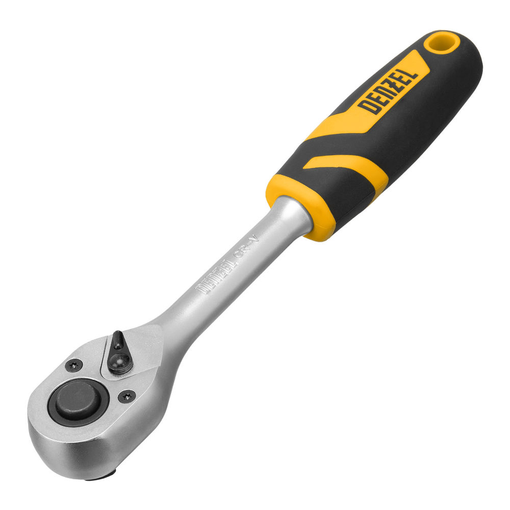 Набор инструментов, 1/2, 1/4, CrV, S2, пластиковый кейс, 84 предмета Denzel