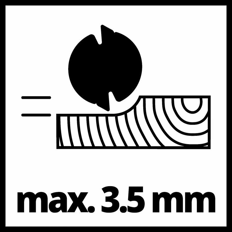 Рубанок Einhell TE-PL 920, 920Вт,15000об/мин,82мм,3.5мм,двустор.выброс стружки,2 упора в компл. (4345325)