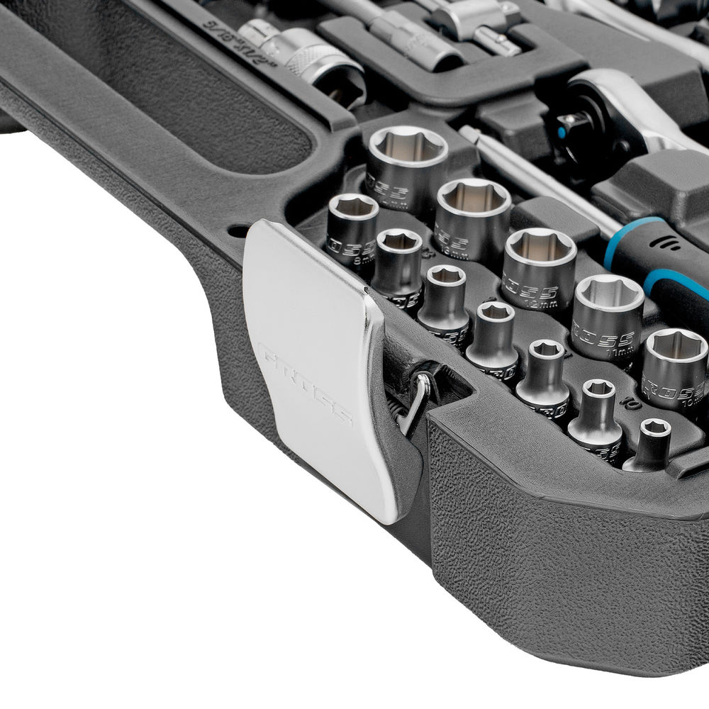 Набор инструментов, 1/4, 1/2, CrV, 120 зубьев, 82 предмета Gross