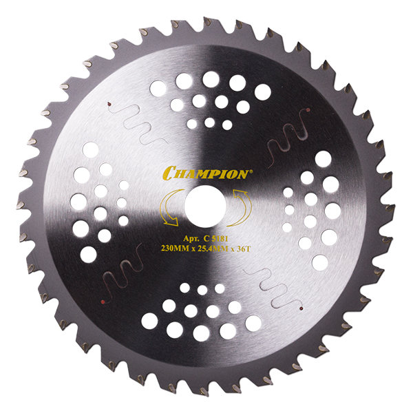 Нож с зубцами из твердого сплава Ninja 36/230/25,4 (SRM-2305SI,SRM-2655SI,T433,T523,T437,T517,T438) (C5181)