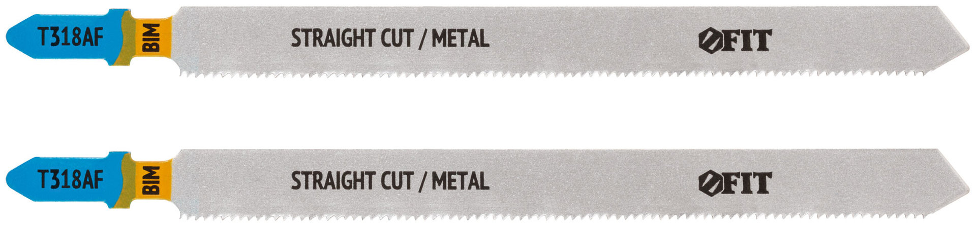 Полотна по металлу, Bimetal, фрезерованные, волнистые зубья, 132/106/1,2 мм (T318AF), 2 шт. (40918)