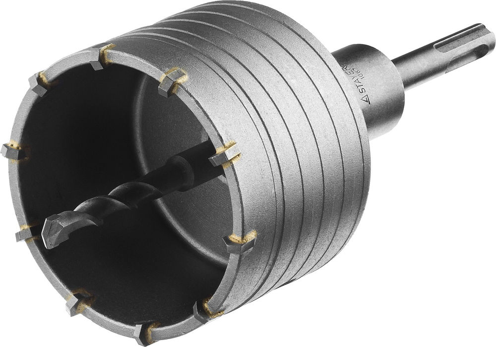 Коронка по бетону 80 мм, SDS - Plus, 10T, с оснасткой STAYER 29190-80_z01