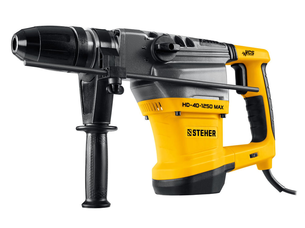Перфоратор SDS-Max 40 мм, 1250 Вт STEHER HD-40-1250 MAX