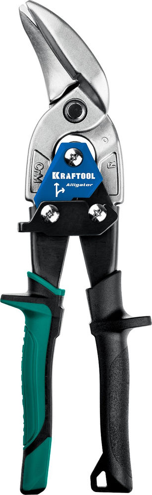 Ножницы по металлу 250 мм правые усиленные с выносом Alligator KRAFTOOL 2328-OR