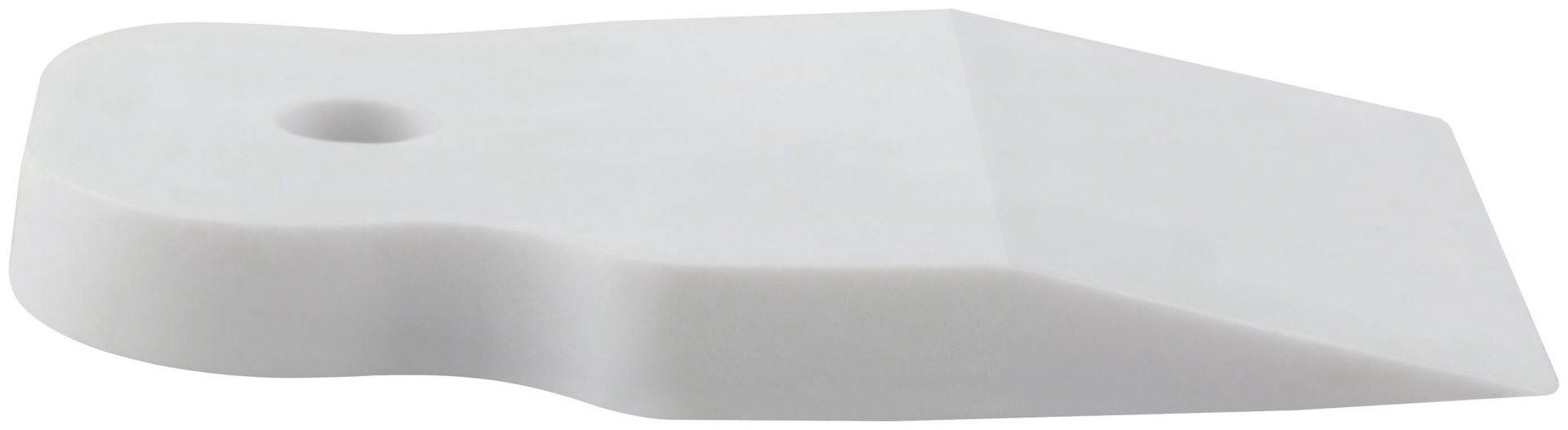 Шпатель резиновый белый 40 мм (06861)