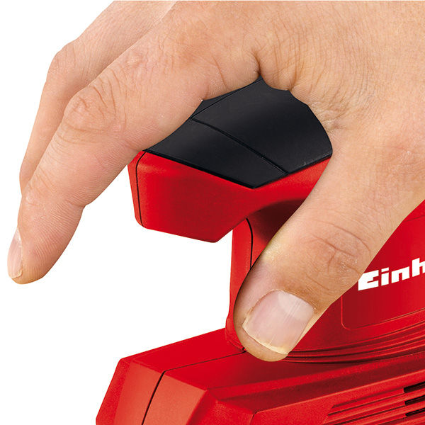 Шлифмашина вибрационная Einhell TC-OS 1520, 150Вт,23тыс/мин,2мм,подошва 187х90 мм,липучка/зажим (4460640)