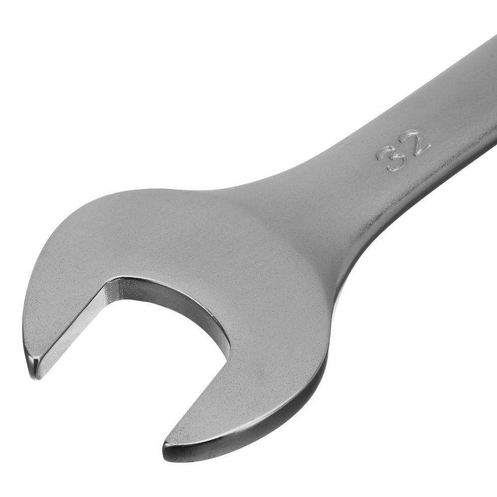 Ключ комбинированный, 32 мм, CrV, матовый хром Stels